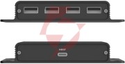 Unitek przedłużacz usb-c na 4× usb-a przez ethernet, zasięg do 150 m 480mbps