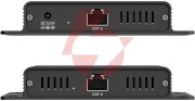 Unitek przedłużacz usb-c na 4× usb-a przez ethernet, zasięg do 150 m 480mbps