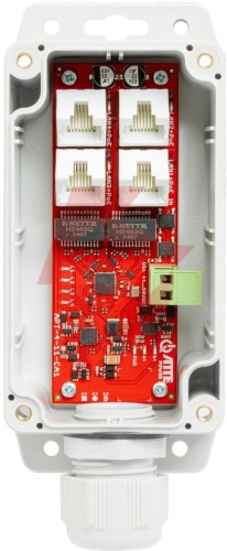 Switch poe 4 portowy atte apt-4-11-ca1 + extender w obudowie zewnętrznej ip68