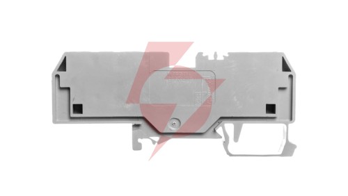 Złączka szynowa 3-przewodowa 10mm2 szara 284-681