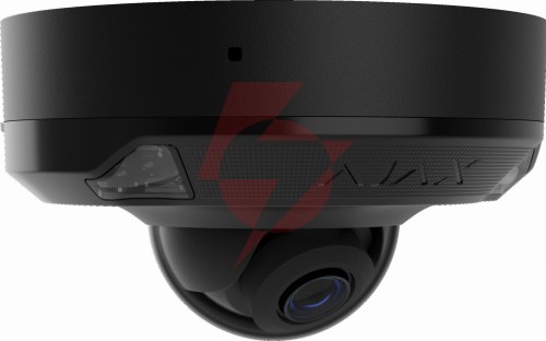 Ajax kamera hl - kopułka (szklana) domecam mini (8 mp/4 mm) (8eu) - czarny