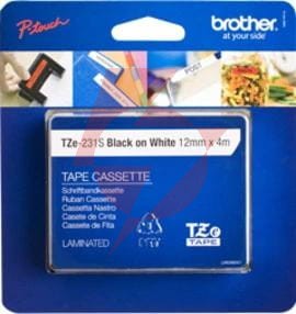 Taśma brother tape caseette laminated (12mm x 4mm)