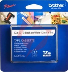 Taśma brother tape caseette laminated (12mm x 4mm)