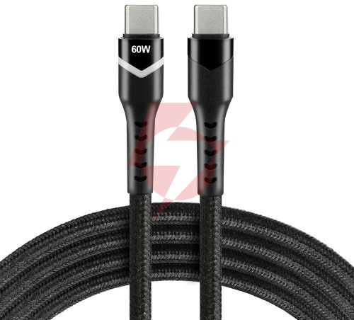 Kabel usb-c / usb-c rgb led everactive cbb-2pdr 200cm 3a
