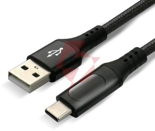 Kabel usb-a / usb-c lcd everactive cbb-1cbl 100cm 3a