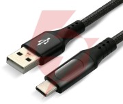 Kabel usb-a / usb-c lcd everactive cbb-2cbl 200cm 3a