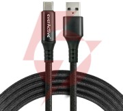 Kabel usb-a / usb-c lcd everactive cbb-2cbl 200cm 3a