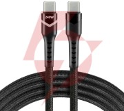 Kabel usb-c / usb-c led rgb everactive cbb-2pdrs 200cm 48v 5a 240w