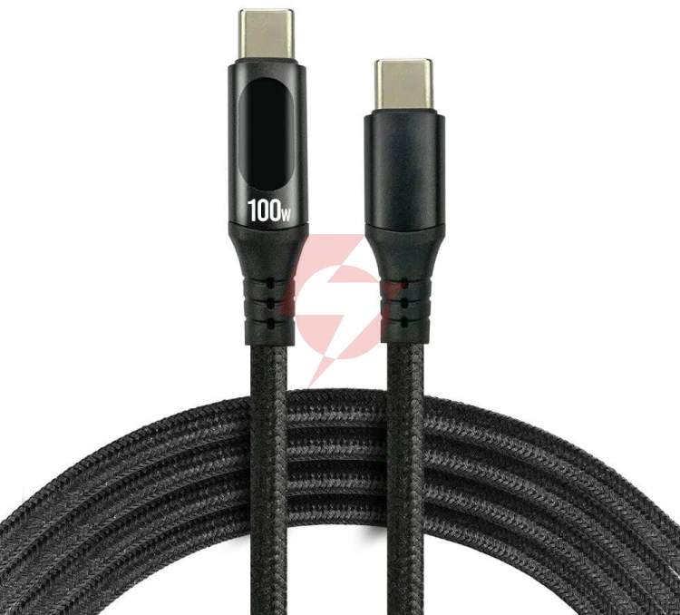Kabel usb-c / usb-c lcd everactive cbb-2pd5l 200cm 20v 5a 100w