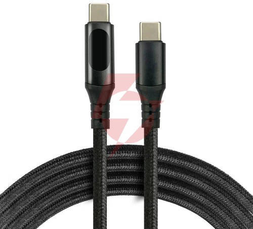 Kabel usb-c / usb-c lcd everactive cbb-3pdl 300cm 20v 2,25a 45w