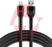 Kabel usb-a / lightning apple iphone led rgb everactive cbb-1ibr 100cm 2,4a