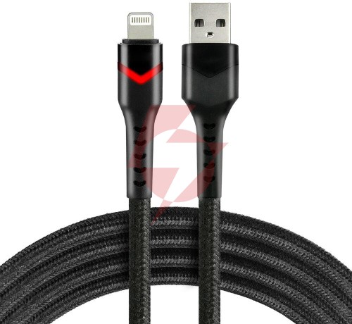 Kabel usb-a / lightning apple iphone led rgb everactive cbb-1ibr 100cm 2,4a