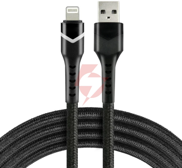 Kabel usb-a / lightning apple iphone led rgb everactive cbb-1ibr 100cm 2,4a