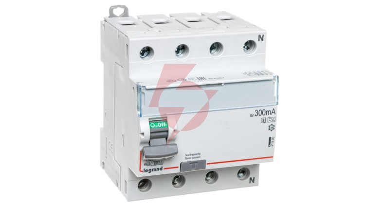 Wyłącznik różnicowoprądowy 4P 40A 0,3A typ A-S P304 DX3 411800