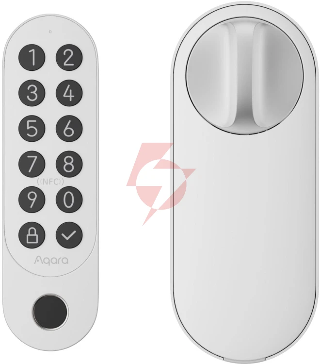 Aqara smart lock u200 kit biały inteligentny zamek do drzwi el-d02dw
