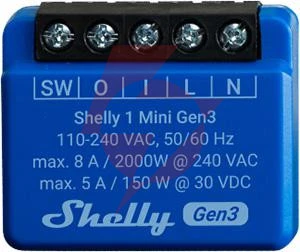 Shelly 1 mini gen3