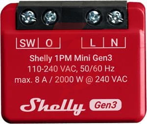 Shelly 1pm mini gen3