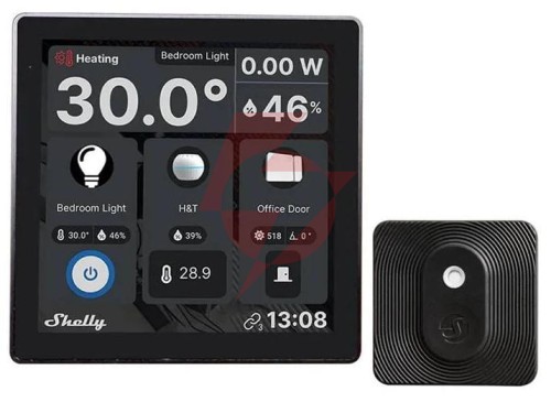 Shelly wall display black + blu h&t black