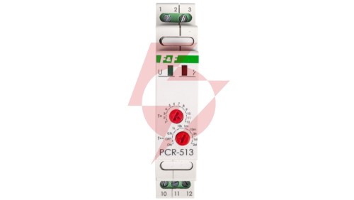 Przekaźnik czasowy 1P 10A 0,1sek-576h 12-264V AC/DC opóźnione załączenie PCR-513UNI