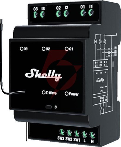Shelly wave pro 3 eu lr