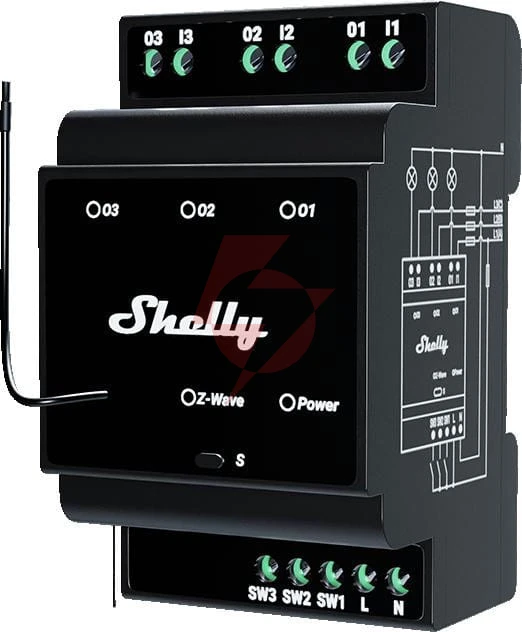 Shelly wave pro 3 eu lr