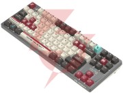 Klawiatura mechaniczna a4tech bloody s87 pixels red usb (blms red plus switches)