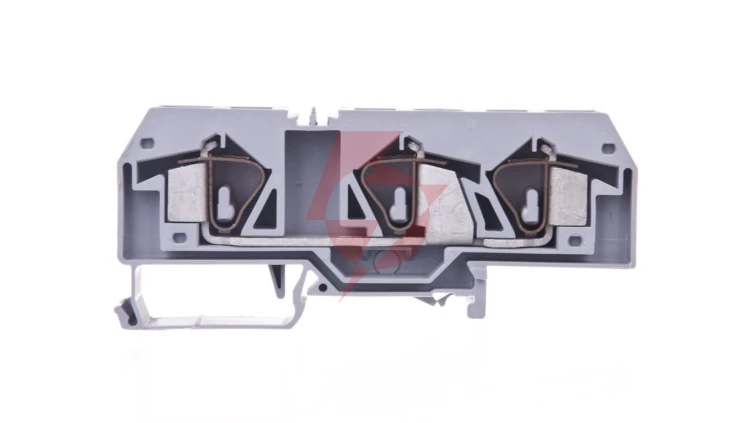 Złączka szynowa 3-przewodowa 16mm2 szara 283-671