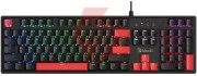 Klawiatura mechaniczna a4tech bloody s520n fire black (blms red plus switch) 
