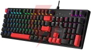 Klawiatura mechaniczna a4tech bloody s520n fire black (blms red plus switch) 