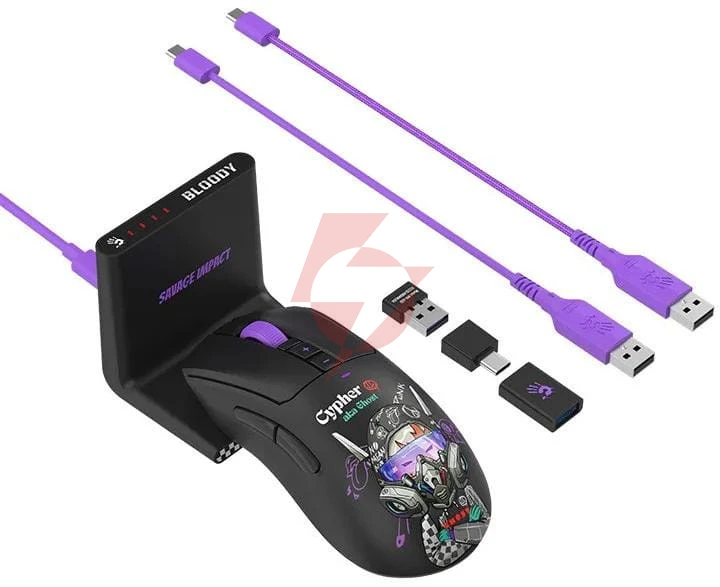 Mysz a4tech bloody r73  ultra duo cypher ghost