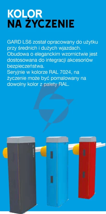 Szlaban came ls6 z ramieniem g0502 do 5m (bez możliwości led)