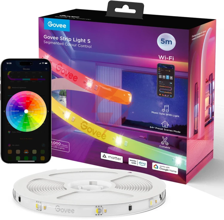 Govee h612a 5m taśma led wi-fi, bluetooth, rgbic