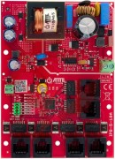 Switch poe 6 portowy ze zintegrowanym zasilaczem atte ipb-5-10a-of
