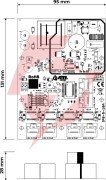 Switch poe 6 portowy ze zintegrowanym zasilaczem atte ipb-5-10a-of