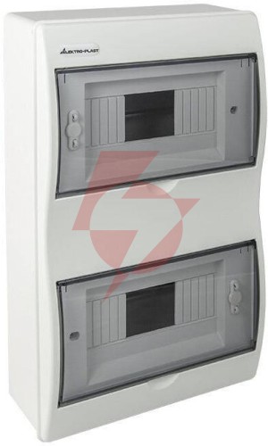Rozdzielnica n/t rn-16 fala (n+pe) ip40 403x238x95mm, biała | 7.4 elektro-plast opatówek