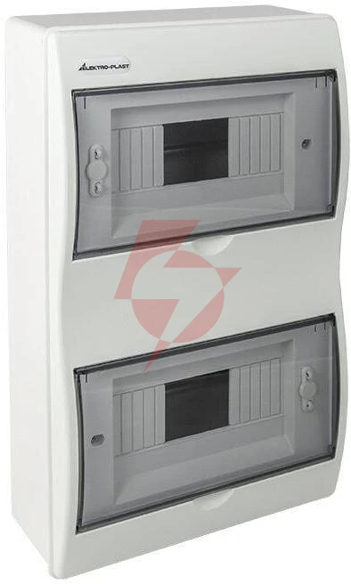 Rozdzielnica n/t rn-16 fala (n+pe) ip40 403x238x95mm, biała | 7.4 elektro-plast opatówek