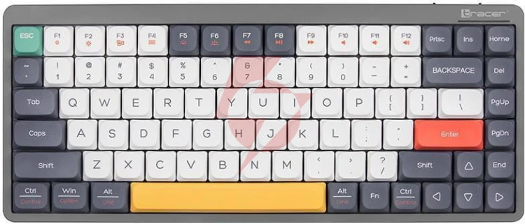 Klawiatura mechaniczna tracer fina 84 grey (outemu red switch)