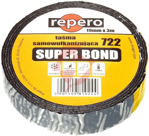 Taśma repero 722e super bond samowulkanizująca 19mmx3m