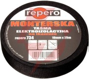 Taśma repero 734 monterska parciana 19mmx25m