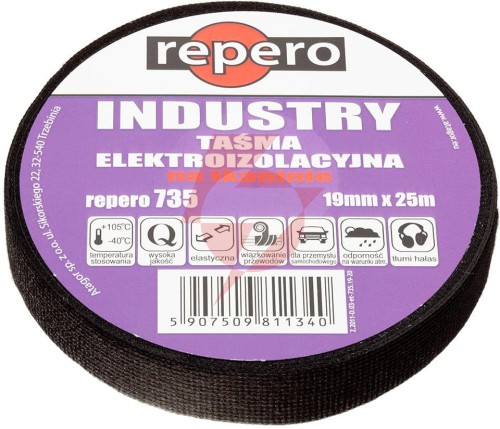 Taśma repero 735 industry 19mmx25m