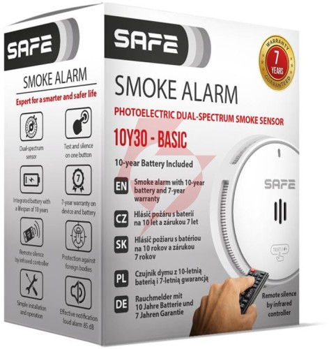 Czujka pożarowa safe 10y30-basic