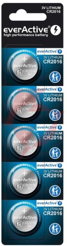 Bateria cr2016 everactive (blister 5 szt.)
