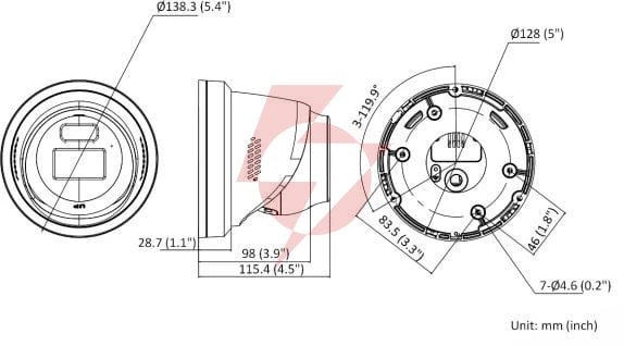 Kamera ip hikvision ds-2cd2346g3-izs2uy/sl(2.8/4mm) black