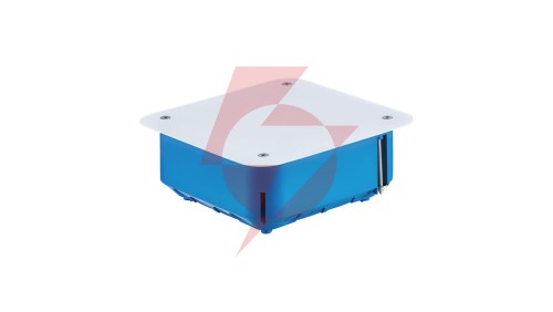 Puszka regips 115x115x45mm niebieska P110 32042203