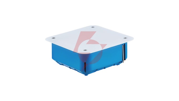 Puszka regips 115x115x45mm niebieska P110 32042203