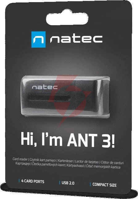 Czytnik kart pamięci ant 3 mini sdhc/mmc/m2/micro sd