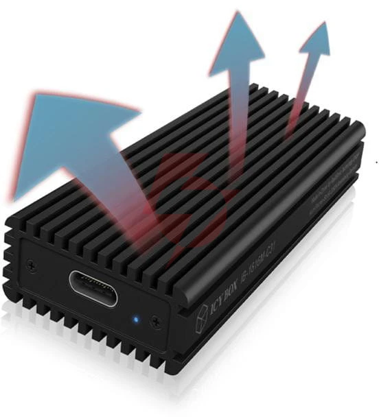 Obudowa icybox  ib-1816m-c31 type-c na pcie nvme m.2