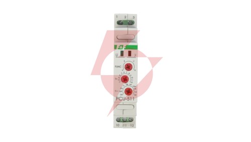 Przekaźnik czasowy 1P 8A 0,1sek-576h 230V AC wielofunkcyjny PCU-511