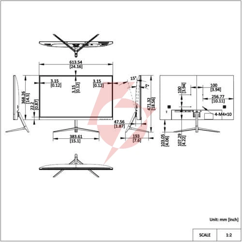 Monitor 27" hikvision ds-d5027f3-2p2
