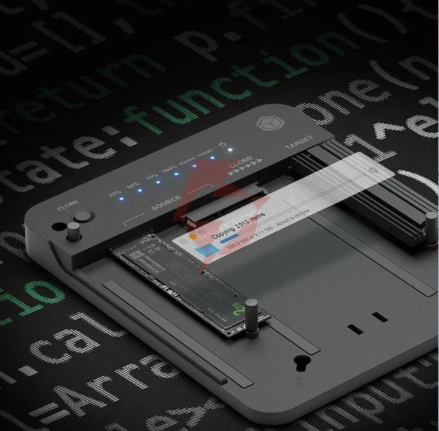 Stacja klonująca i dokująca icybox  ib-2913mcl-c31 dla m.2 nvme ssd i hdd